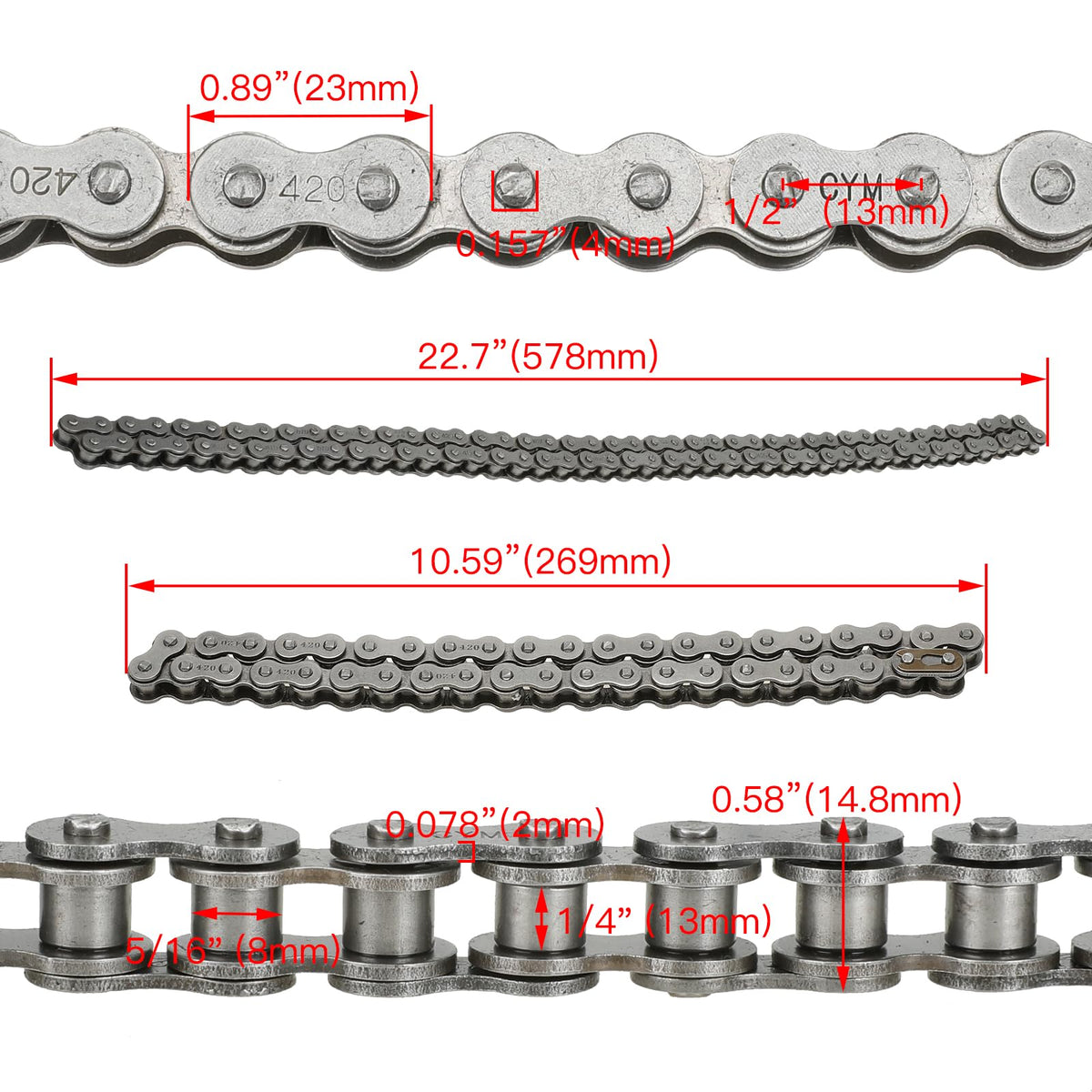FVRITO chain breaker with master links displayed for easy onsite repairs