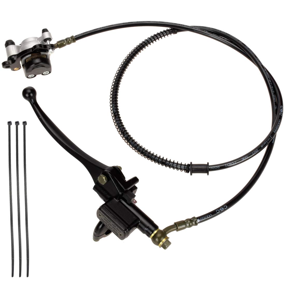 FVRITO brake kit front view showing complete assembly and improved control