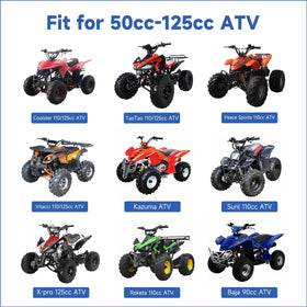 FVRITO complete kit laid out with carb, cables, filters and hardware for convenience