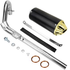 FVRITO front view showing complete exhaust kit and rugged fitment benefit