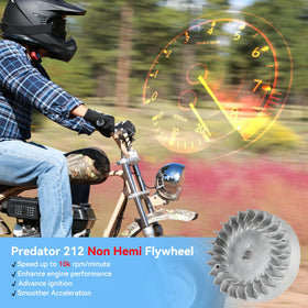 FVRITO flywheel hub detail displaying sturdy center hub for secure fit