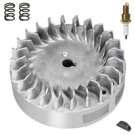 FVRITO flywheel front view showing matching bolt pattern and fit benefit