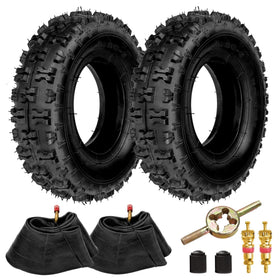 FVRITO front packaging showing two tires and two inner tubes for quick replacement