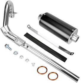 FVRITO front view muffler showing durable construction and improved tone
