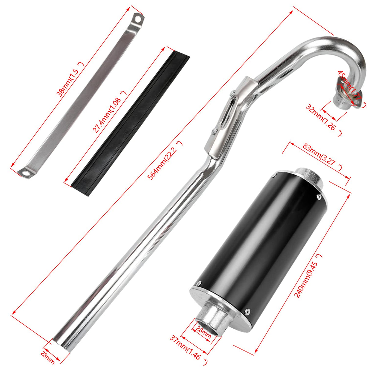 FVRITO head pipe connection detail illustrating solid fitment and seal