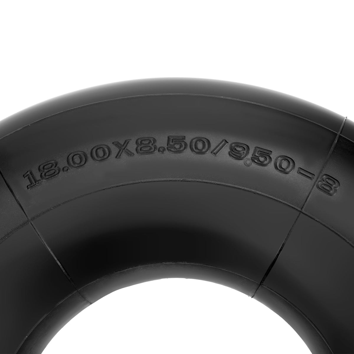 FVRITO tube installed on a lawn mower wheel demonstrating reliable field-ready fit