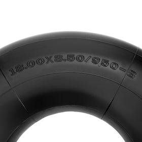 FVRITO tube installed on a lawn mower wheel demonstrating reliable field-ready fit