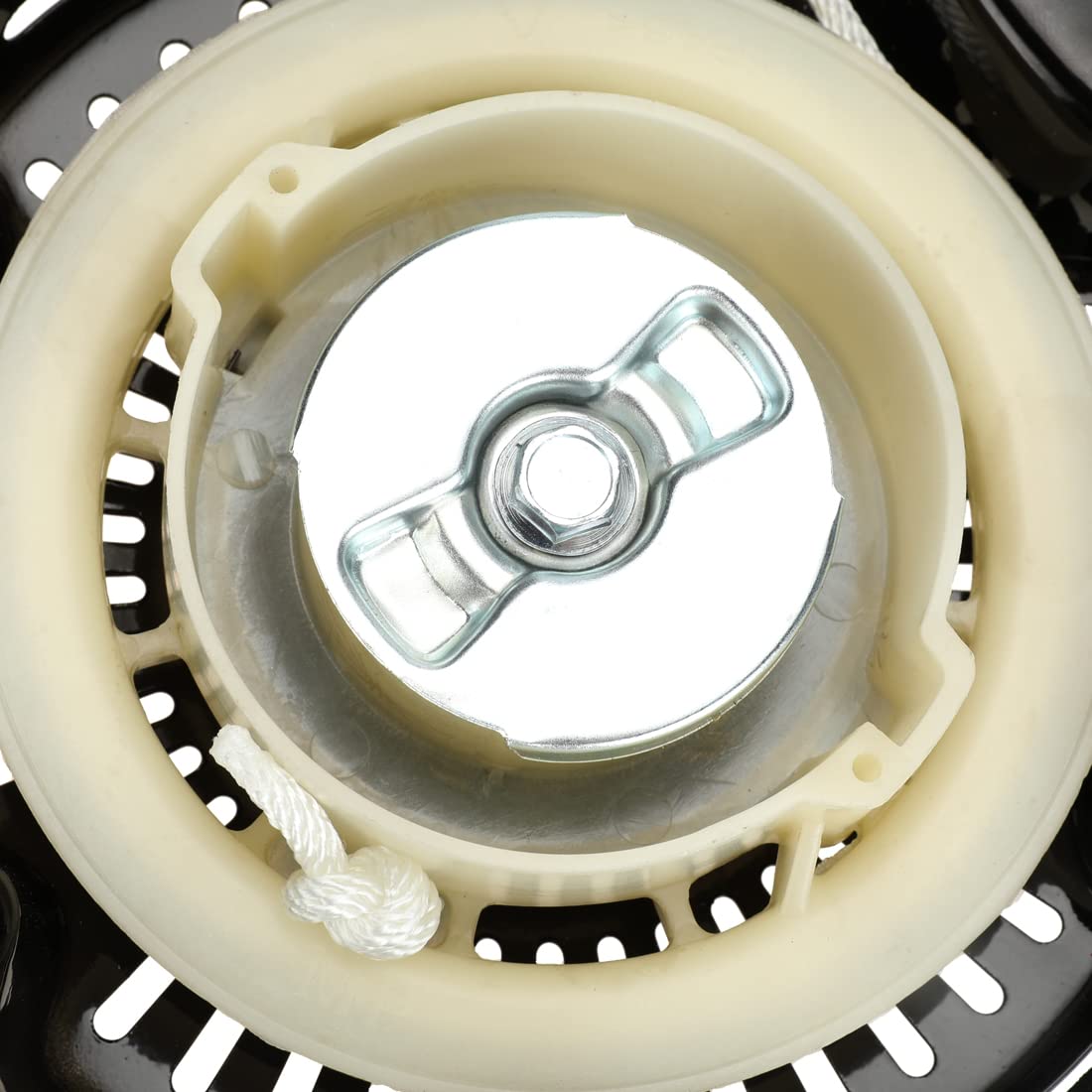 FVRITO internal plastic drum close-up illustrating secure rewind