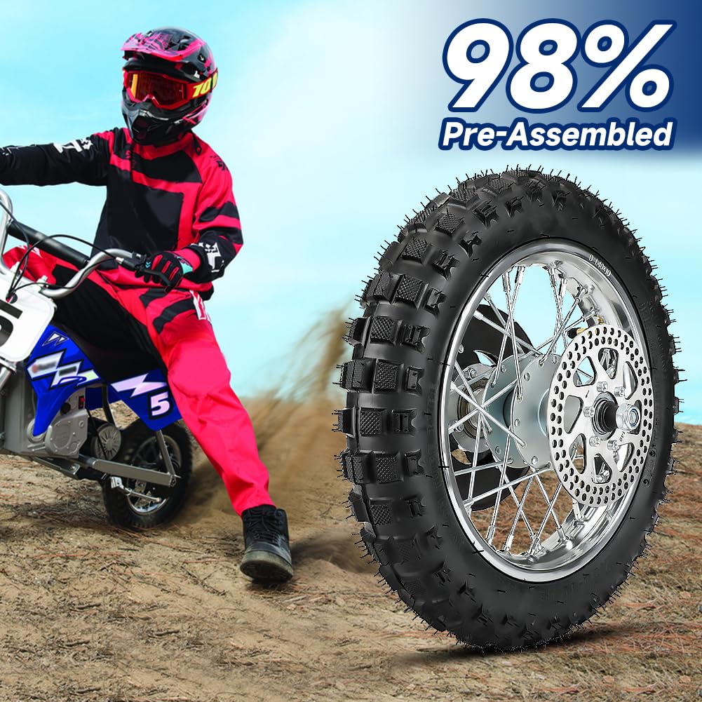 FVRITO mini dirt rocket riding on trail showing real-world traction and stability