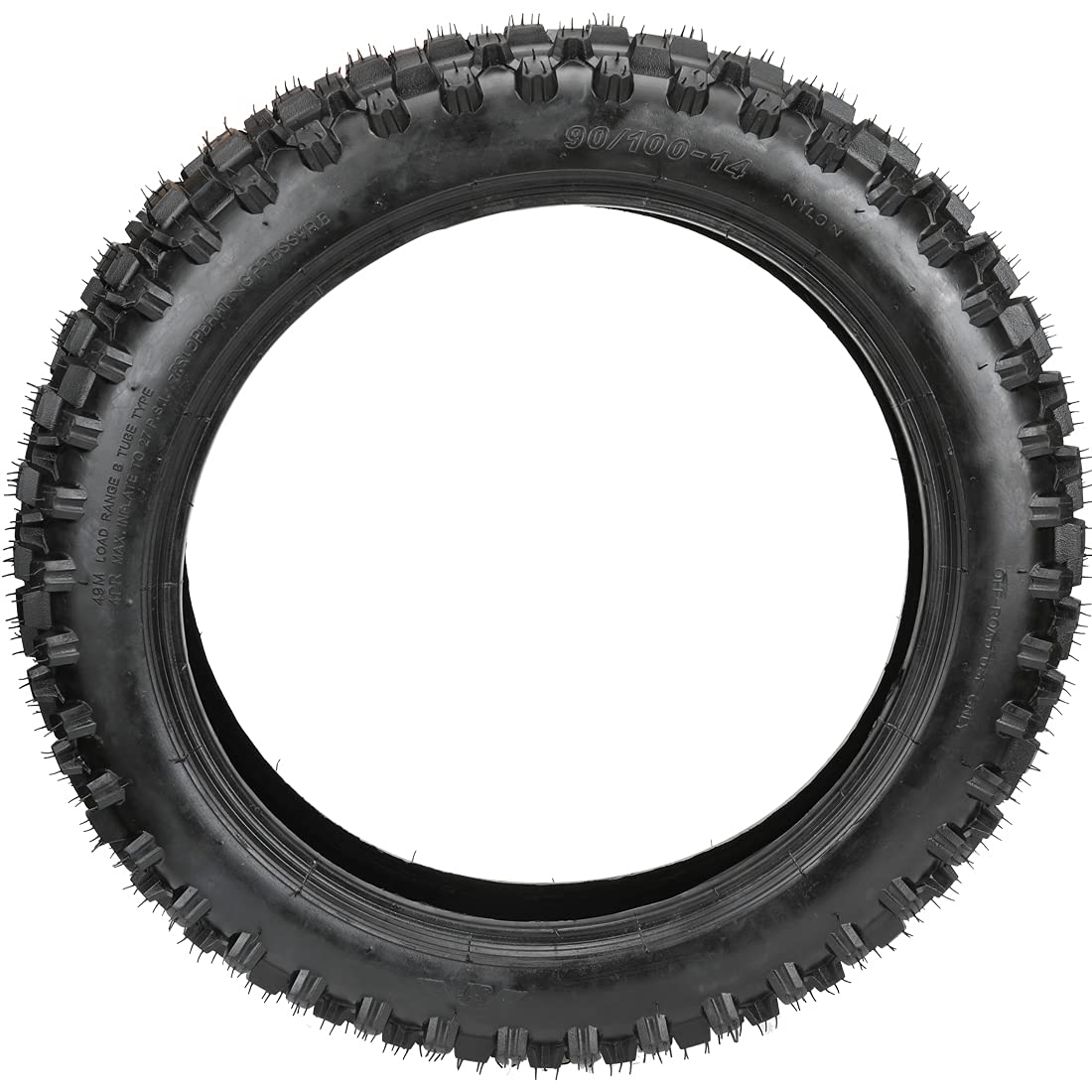 FVRITO pit bike with installed tire ready for off-road trail use