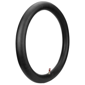 FVRITO inner tube next to a pit bike in a garage, shows readiness for trail use
