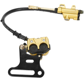 FVRITO master cylinder close-up showing reservoir and ergonomic lever benefit