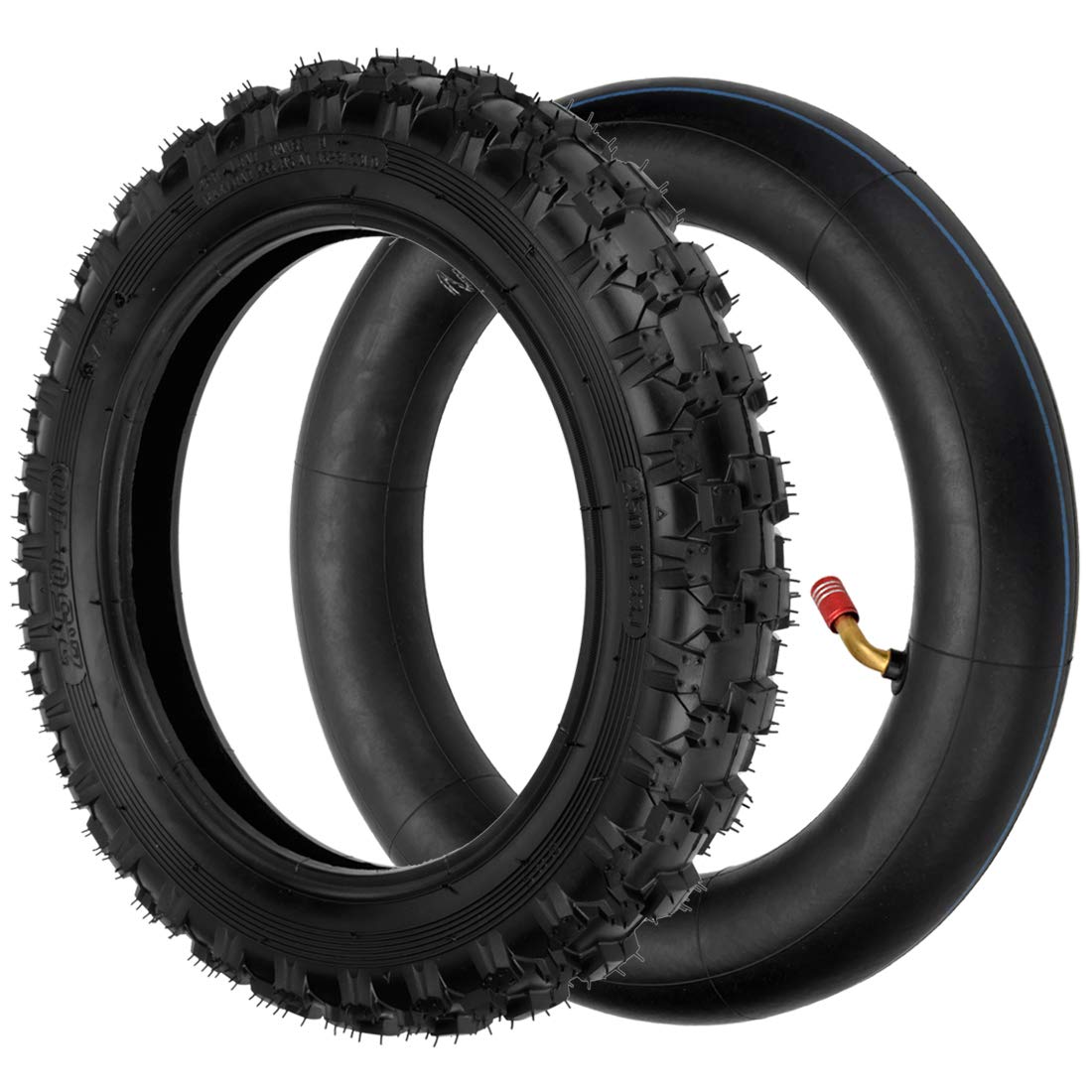 FVRITO 10-inch rim beside tire showing scale and correct wheel match