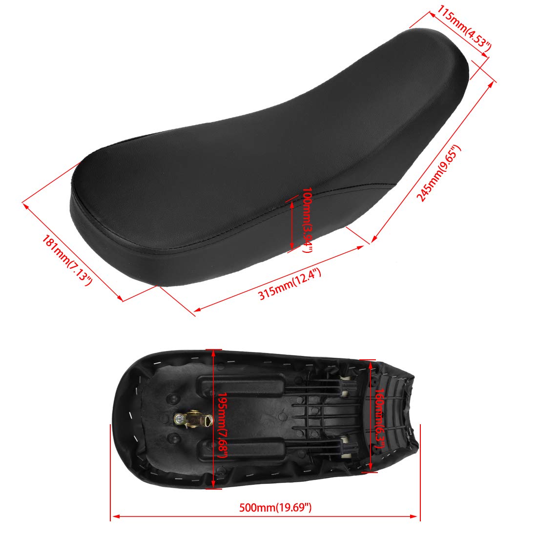 FVRITO seat mounted on a youth ATV demonstrating fit and improved comfort