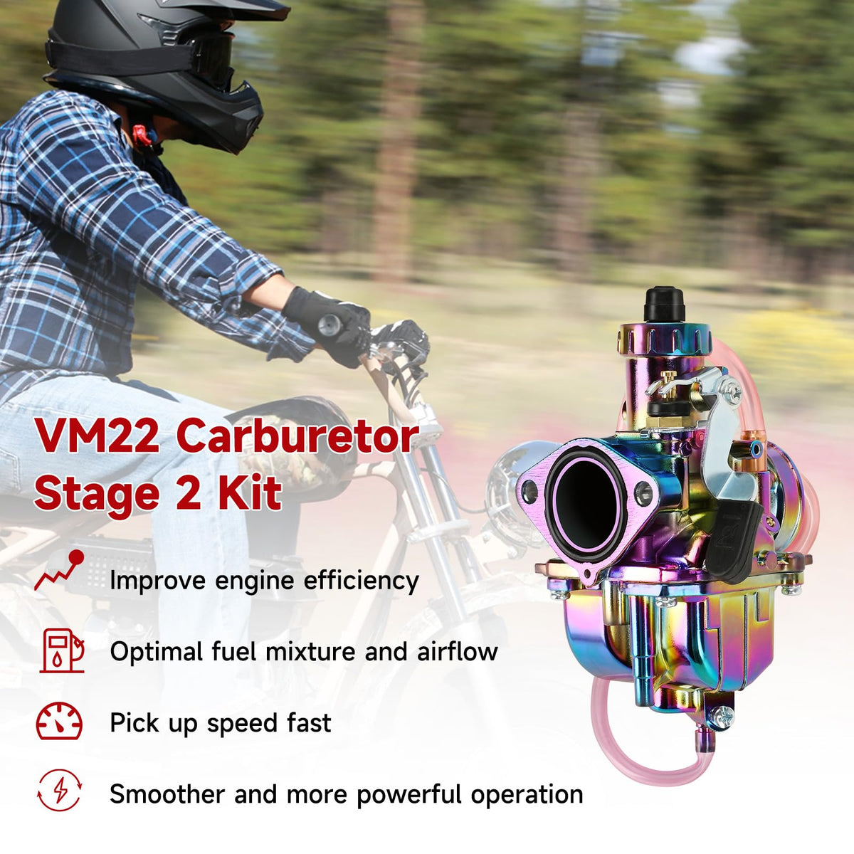 FVRITO side profile muffler highlighting compact design and noise reduction benefit