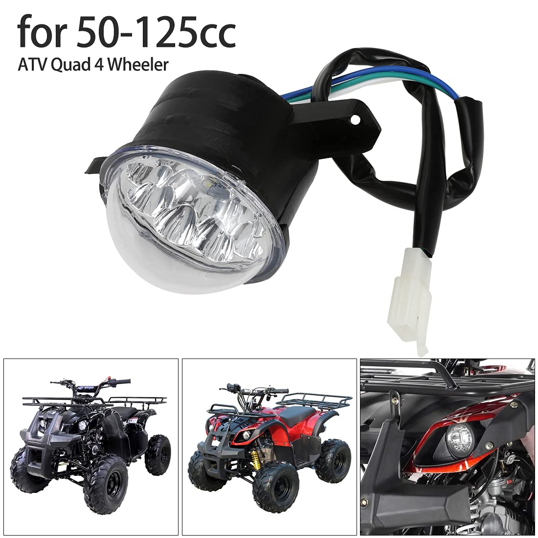 FVRITO side profile of headlamp highlighting compact housing and durable build
