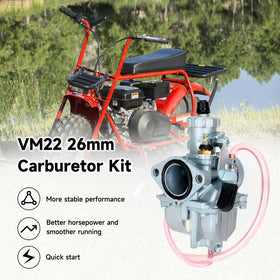 FVRITO VM22 side detail highlighting throttle linkage and durable construction benefit