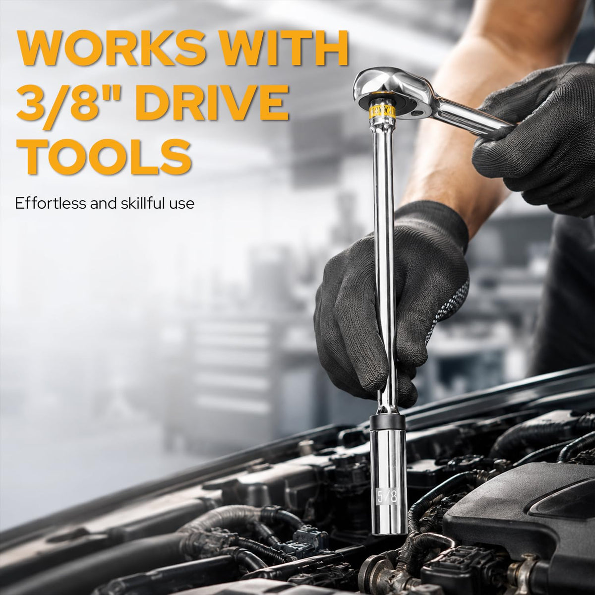 Fykikta close-up swivel joint displaying 360-degree reach and flexibility