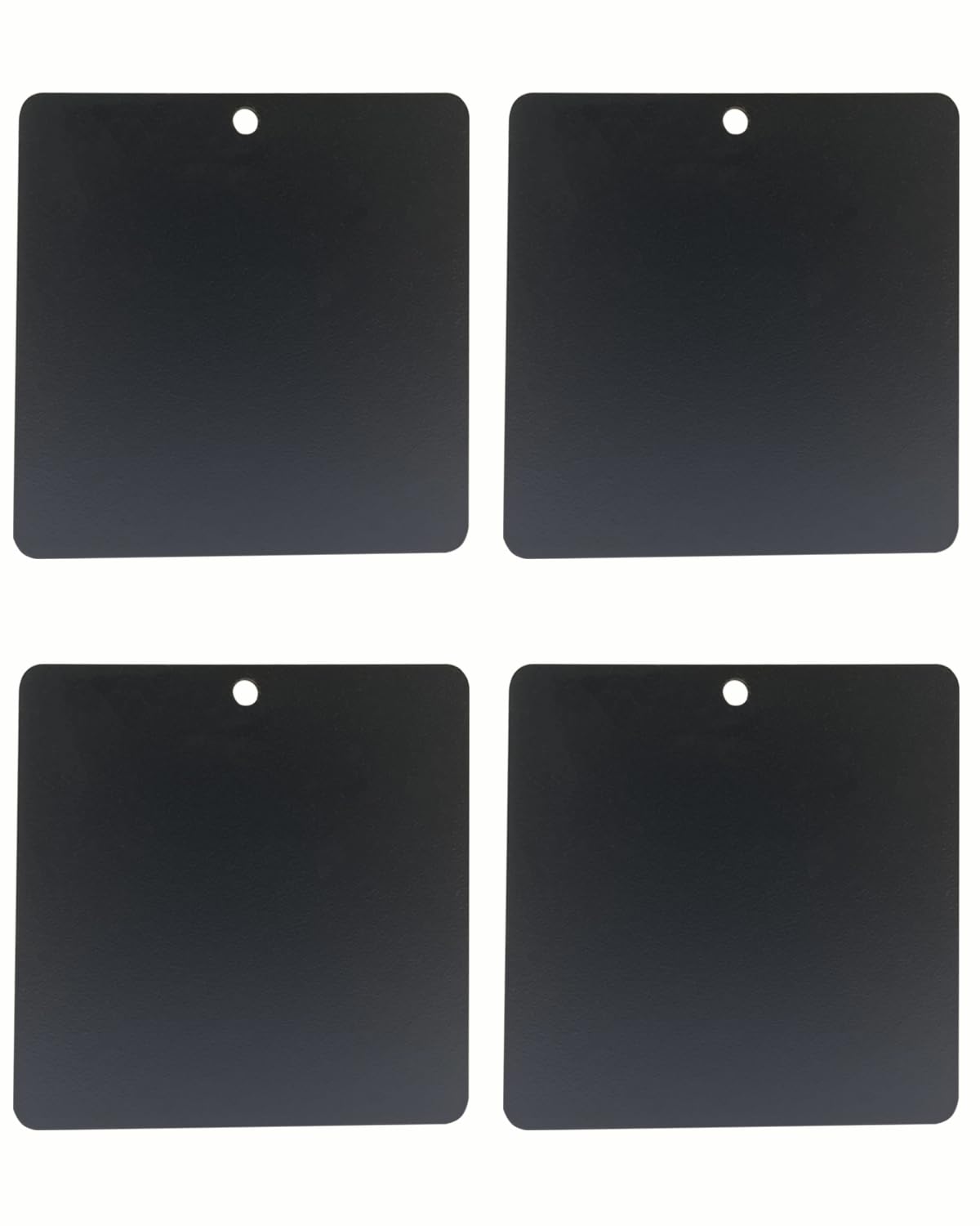FYWZ front view of four steel adhesive magnetic mount pads showing compact kit and benefits