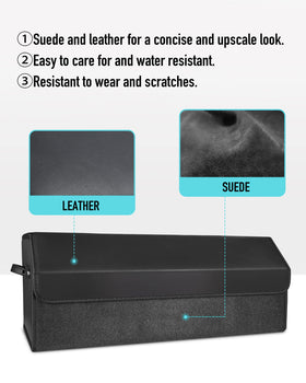 Fyzeoty close-up of suede and leather texture highlighting premium durability