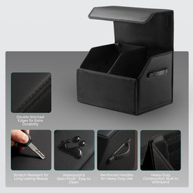 Fyzeoty placed in SUV trunk showing size and scale advantage