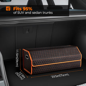 Fyzeoty packed in trunk for beach trip showing tidy lifestyle benefit