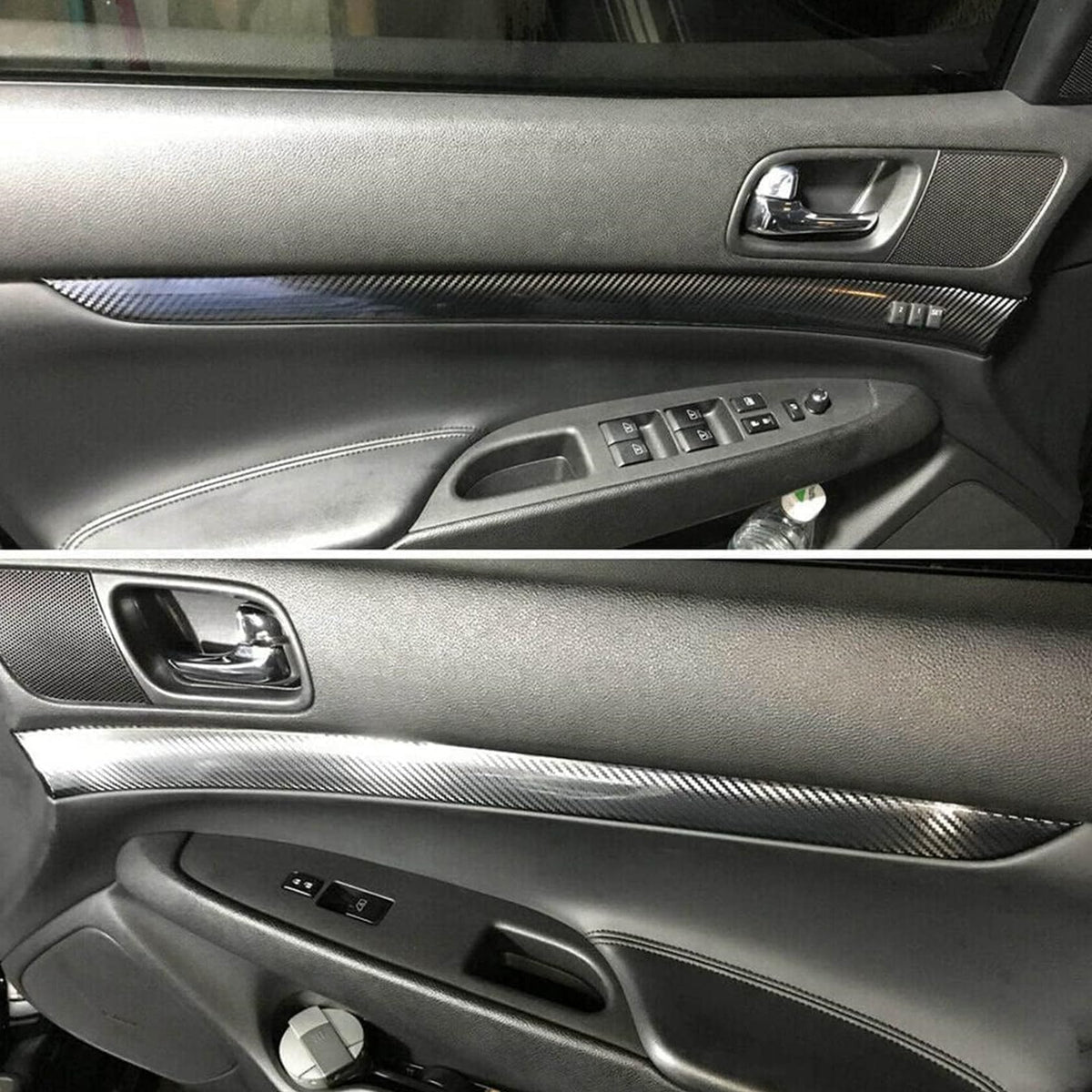 FZJDSD being applied to Infiniti door panel for quick upgrade