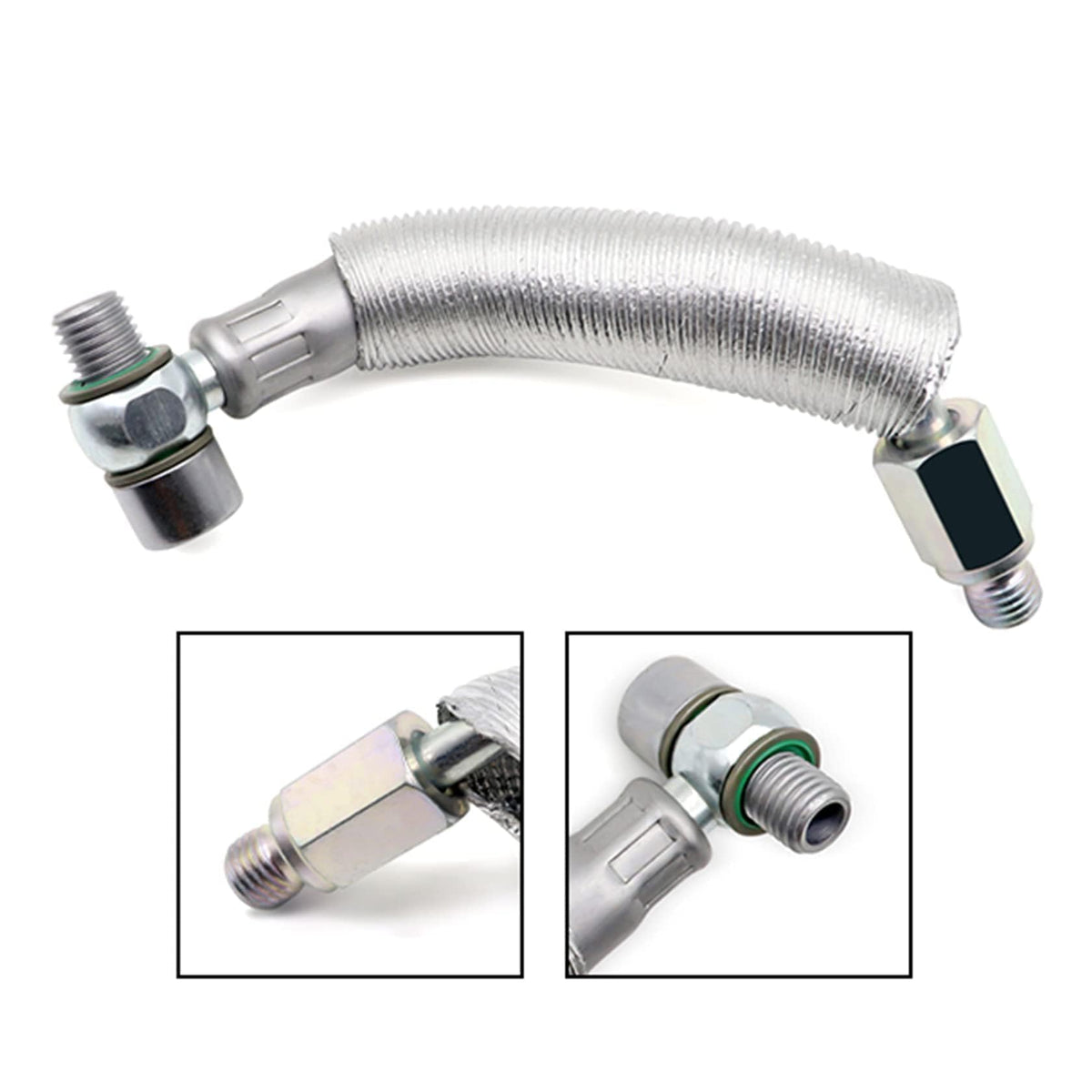 FZJDSD close-up of oil feed tube showing precision fit and corrosion resistance benefit
