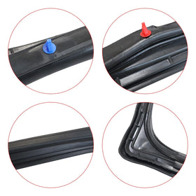 FZJDSD door seal end cap detail highlighting mounting point for secure attachment