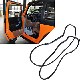 FZJDSD front door seal packaging showing both driver and passenger pieces with fit info