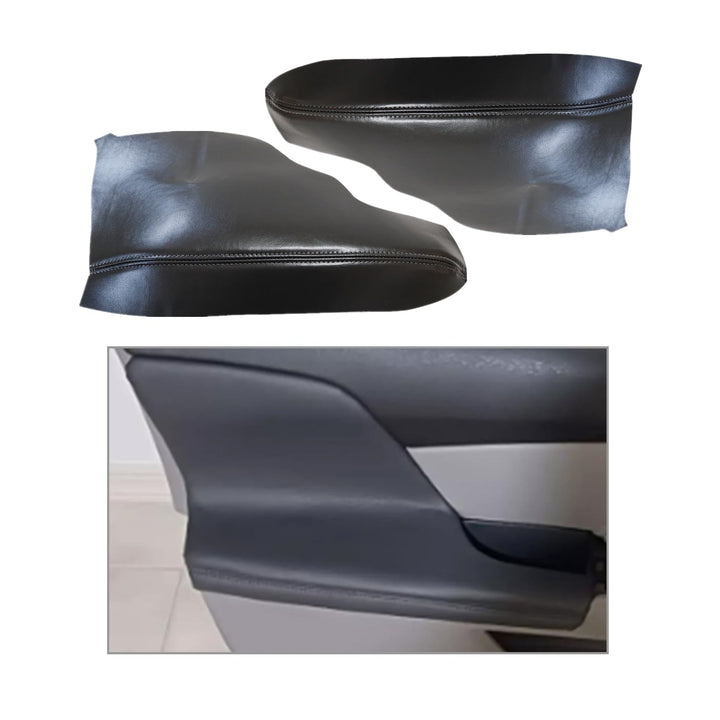 FZJDSD front view of dark gray armrest covers showing clean fit and refreshed look
