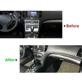 FZJDSD installed on car interior enhancing trim appearance