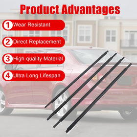 FZJDSD installed on Corolla door demonstrating improved sealing and reduced wind noise