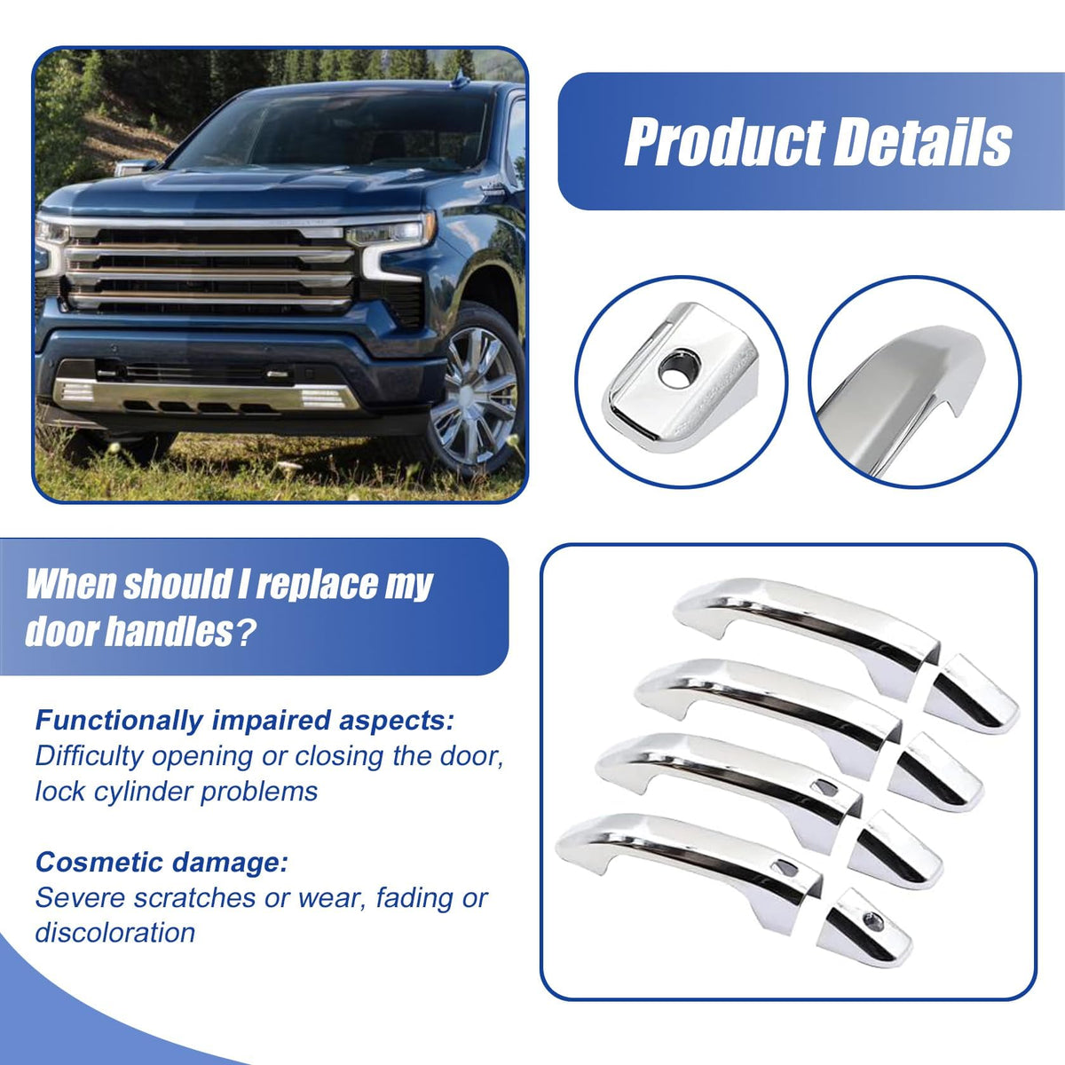 FZJDSD installed on Sierra rear handle showing protective coverage and refined look