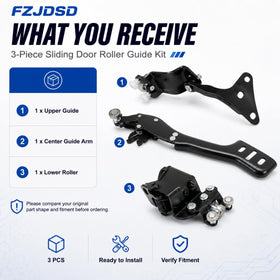 FZJDSD lower roller and mounting bracket showing secure fitment benefit