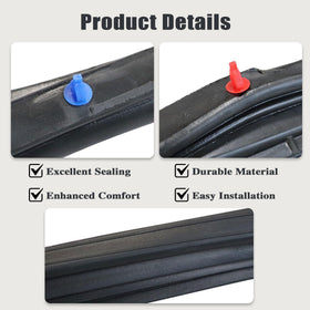 FZJDSD rubber channel profile close-up showing flexible seal that prevents leaks