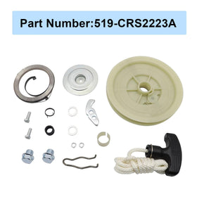 FZJDSD recoil starter rope and handle detail showing comfortable grip and control