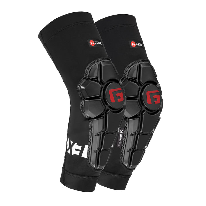G-Form Pro-X3 front view showing slim black elbow guards and coverage benefit