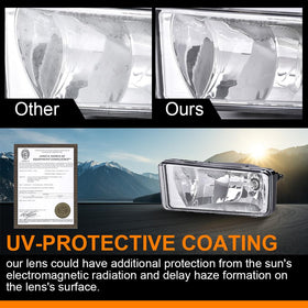 G-PLUS fog light seal and vent detail preventing moisture buildup