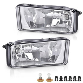 G-PLUS front bumper fog light assembly front view showing clean OEM fit