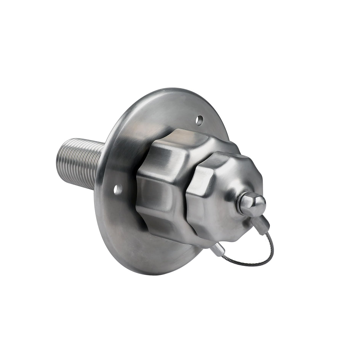 G-Sunny angled elbow close-up highlighting corrosion resistance and hose relief