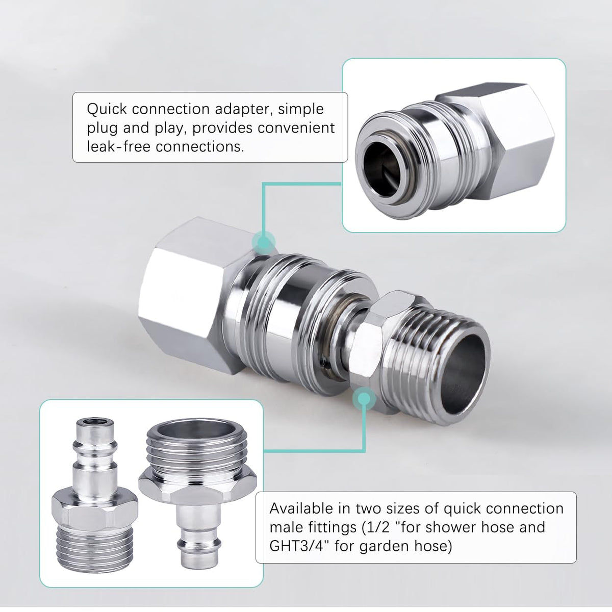 G-Sunny brass thread close-up showing precision machining for leak prevention