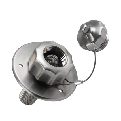 G-Sunny front inlet mounted showing stainless-steel durability benefit