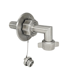 G-Sunny front inlet showing durable stainless steel and easy connection benefit
