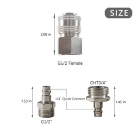 G-Sunny packaged components laid out showing included adapters for versatile use