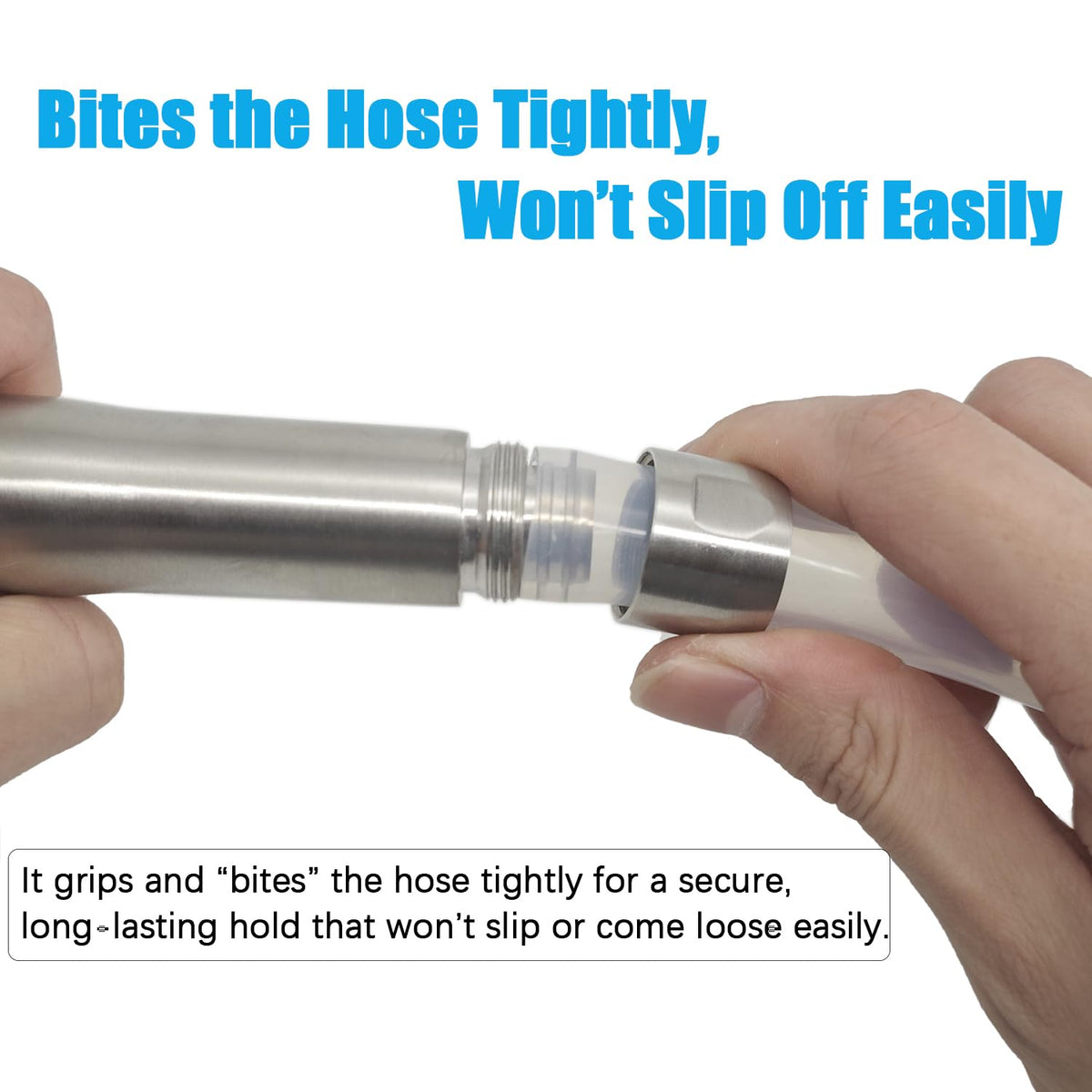 G-Sunny silicone anti-drop hose detail preventing hose loss into tank
