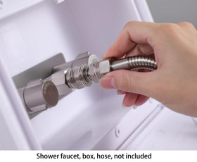 G-Sunny connector next to ruler showing compact size and easy storage benefit