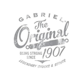 Gabriel damper beside ruler showing extended and collapsed length for correct sizing