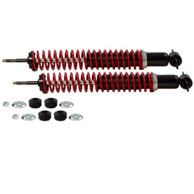 Gabriel 34073 front shocks pair packaging showing contents and benefit of ready replacement