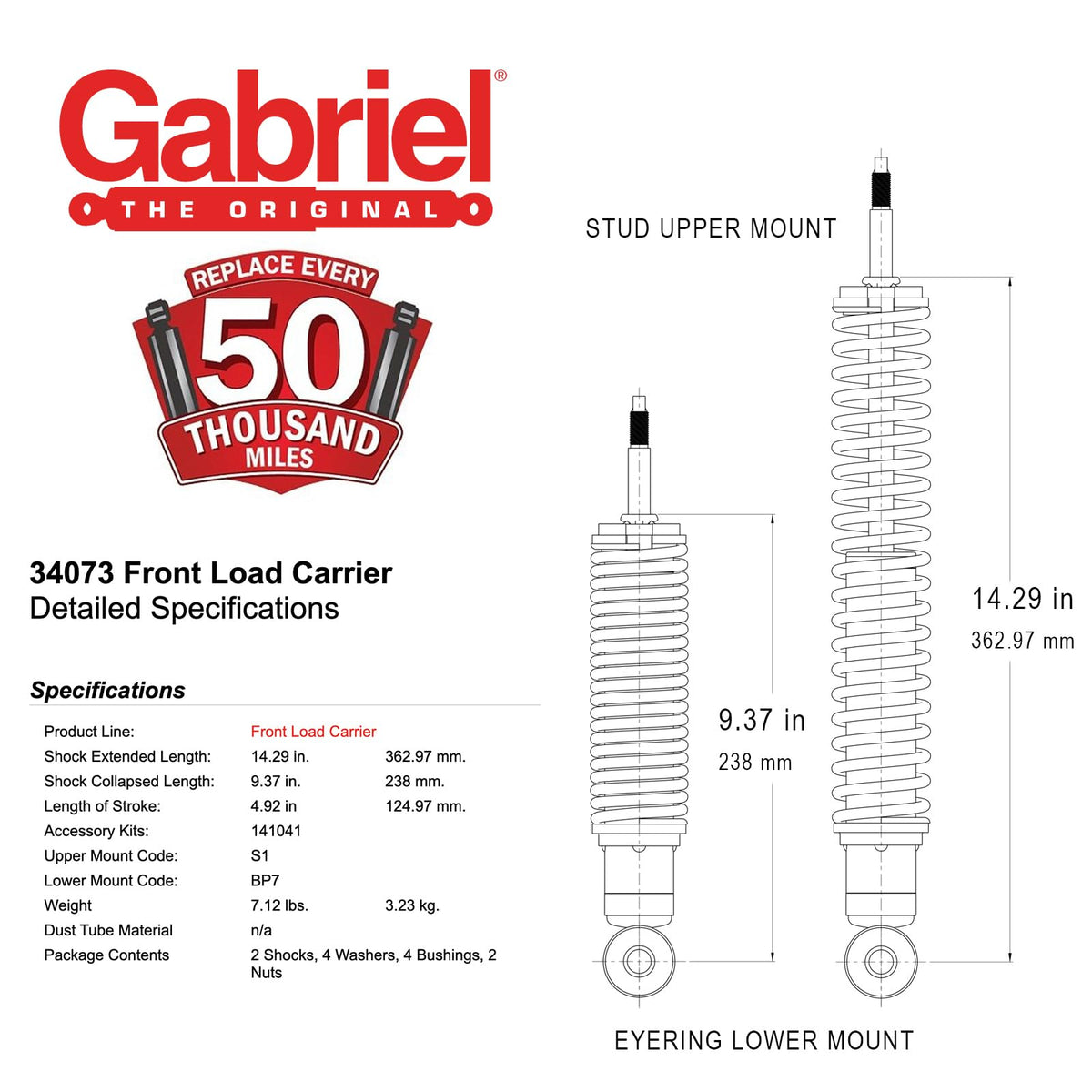 Gabriel being installed on a lifted truck illustrating straightforward mechanic-friendly fit